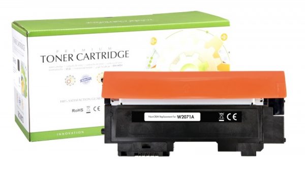 Compatible Static Control HP 117A (W2071A) Toner Cartridge, Cyan