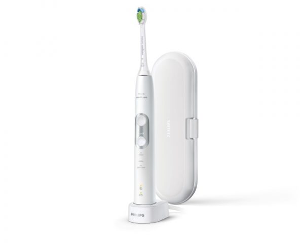 Philips Sonicare ProtectiveClean 6100 Series HX6877/28 Electric Toothbrush, White