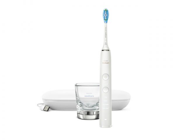 Philips Sonicare DiamondClean 9000 Series HX9911/27 Electric Toothbrush, White - Image 8