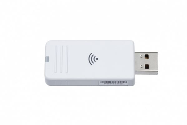 Epson ELPAP11 (V12H005A01) Wireless LAN Dual Function Adapter for Projectors, USB, White