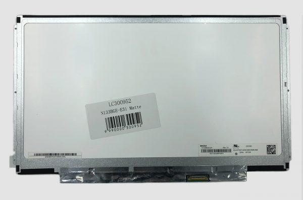 Notebook screen 13.3“ 1366x768 HD, LED, SLIM, matte, 30pin (right), A+