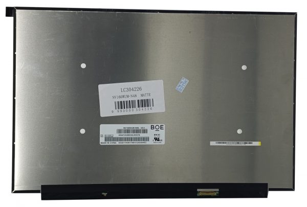 LCD Screen 16.0", 1920*1200, WLED, SLIM, IPS, matte, 30pin (right), A+