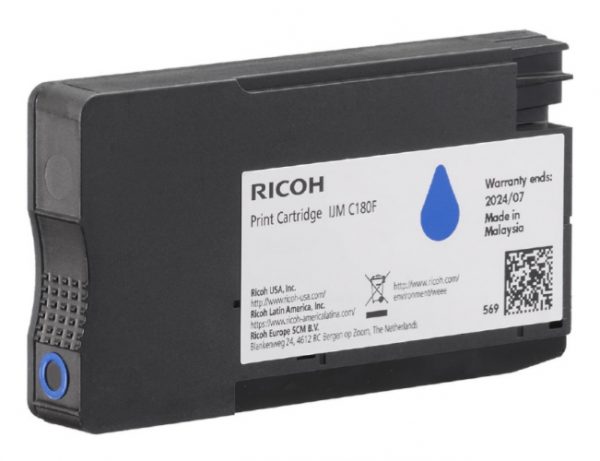 Ricoh IJM C180F (408518) Toner Cartridge, Cyan - Image 2