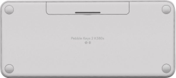Logitech Pebble Keys 2 K380s Keyboard RF Wireless+Bluetooth, US INT (Qwerty), Tonal White - Image 5