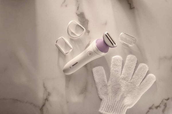 Philips Lady Shaver 6000 Series BRL136/00 Wet & Dry Cordless Shaver, White/Lilac - Image 12