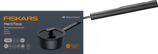 Fiskars Hard Face 1075524 Non-stick Sauce Pan 1.8L - Image 8