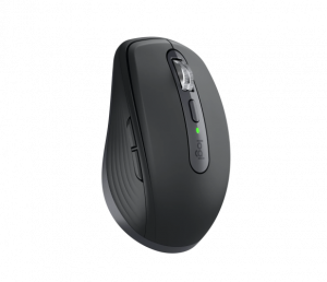 Logitech MX Anywhere 3S Mouse - RF Wireless + Bluetooth, Laser, 8000 DPI, Graphite