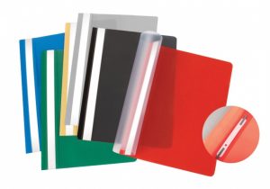 Segtuvėlis skaidriu viršeliu Forpus Standart, A4, juodas