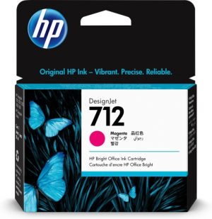 HP 712 (3ED68A) Ink Cartridge, Magenta