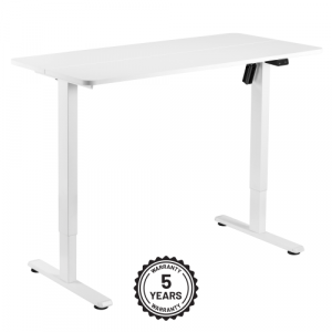 Adjustable Height Table Up Up Frigg White