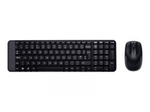 Logitech MK220 Combo Wireless Keyboard + Mouse, US, Black