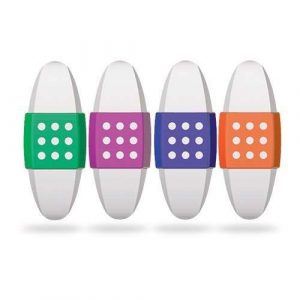 Colorino Pencil eraser with plastic grip