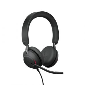 Jabra Evolve2 40 SE UC Stereo Wired Headset, USB-C, Black
