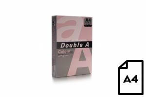 Colour paper Double A, 80g, A4, 500 sheets, Pink Colour paper Double A, 80g, A4, 500 sheets, Pink