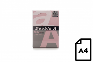 Colour paper Double A, 80g, A4, 500 sheets, Pink Colour paper Double A, 80g, A4, 500 sheets, Pink
