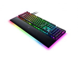 Razer BlackWidow V4 Pro Gaming keyboard Wired, USB QWERTY, US, Green Switch, Black