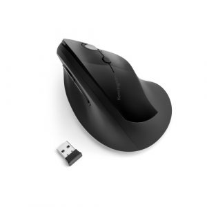 Kensington Pro Fit Ergo Vertical Wireless Mouse RF Wireless 1600 DPI, Black