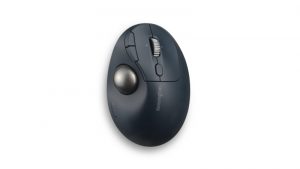 Kensington ProFit Ergo TB550 Trackball Wireless Mouse, RF Wireless + Bluetooth, 1600 DPI, Black/Grey