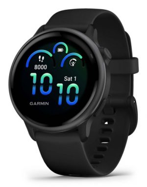 Garmin Vivoactive 6 Smart Watch 30.4 mm Slate with Black Band