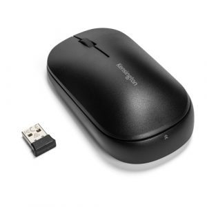 Kensington SureTrack Dual Wireless Mouse, RF Wireless + Bluetooth, 2400 DPI, Black