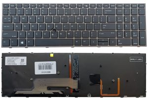 Keyboard HP ZBook 15 G5, G6, ZBook 17 G5, G6, with backlight and trackpoint (KB316151)