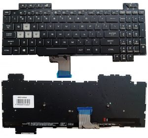 Keyboard ASUS Rog Strix Scar GL504, with RGB backlight, US (KB316564)