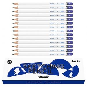 Drawing Sketch Pencil Set ARRTX 2B, 14pcs (LC303588)