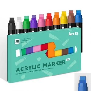 Acrylic Marker Pens ARRTX Jumbo, 10 Colours (LC303656)