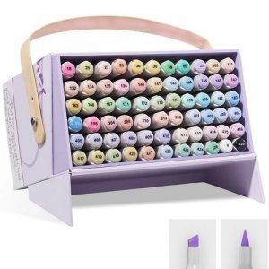 Double-sided Marker Pens ARRTX Oros, 66 Colours, pastel tone shade (LC303663)