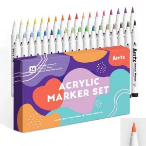 Acrylic Marker Pens ARRTX, 36 Colours (LC303670)