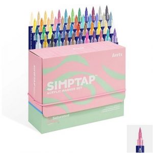 Acrylic Marker Pens ARRTX Simptap, 48 Colours (LC304103)