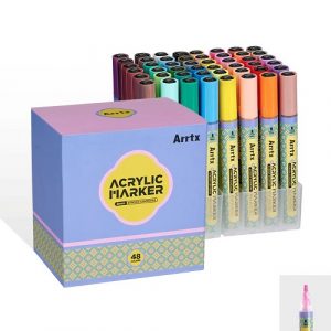 Acrylic Marker Pens ARRTX, 48 Colours (LC304110)