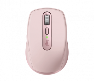 Logitech MX Anywhere 3S Mouse - RF Wireless + Bluetooth, Laser, 8000 DPI, Rose