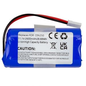 Battery for ECOVACS CEN250, ML009, V700, 11.1V, 2600mAh, Li-ion (TB921652)