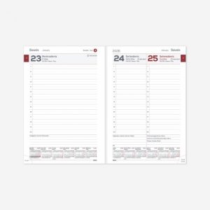 Planning notebook calendar 2026 A5 white