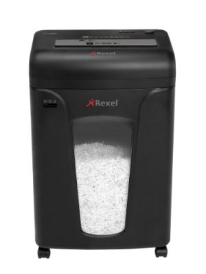 Rexel Mercury REM820 Paper Shredder Micro cut shredding 2x15mm P-5 21L, Black