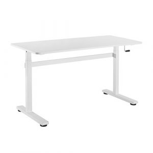Adjustable Height Table Up Up Loki White