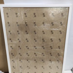 Ecost customer return Picture frame 50x70 cm  color white, wood, with acrylic glass  for