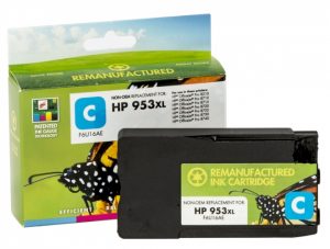 Compatible Static Control HP 953XL (F6U16AE) Ink Cartridge, Cyan (New chip)