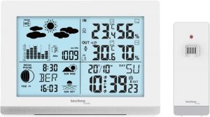 Ecost prekė po grąžinimo Technoline WS6762weiß Funkwetterstation WS6762 mit Außensender, weiß