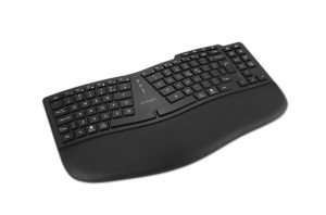 Kensington Pro Fit Ergo KB675 EQ TKL Wireless Keyboard, RF Wireless + BT, US Int, Black