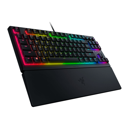 Razer Ornata V3 Tenkeyless Wired Gaming keyboard, Low-profile, RGB LED, USB QWERTY, US, Black 2 Razer Ornata V3 Tenkeyless Wired Gaming keyboard, Low-profile, RGB LED, USB QWERTY, US, Black - Image 2