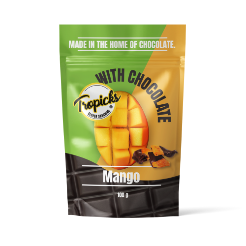 Tropicks Dried mango with chocolate 100 g 4 Tropicks Dried mango with chocolate 100 g - Image 4