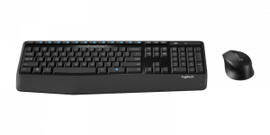 Logitech MK345 Combo Wireless Keyboard + Mouse, US, Black