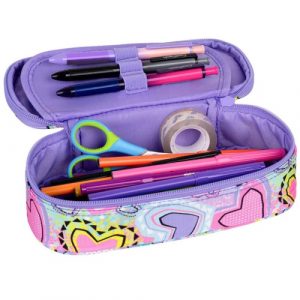 Pencil case CoolPack Campus PASTEL HEART