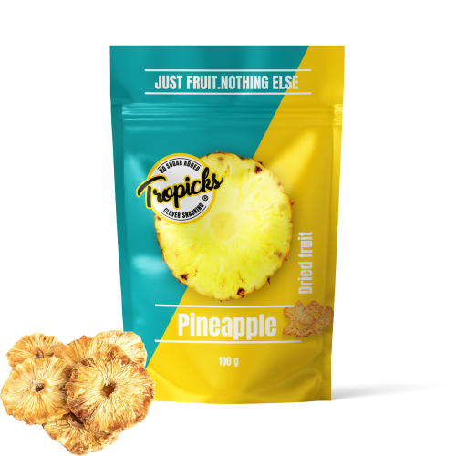 Tropicks Dried pineapple 100 g 1 Tropicks Dried pineapple 100 g