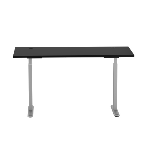 Adjustable Height Table Up Up Bjorn Gray, Table top L Black