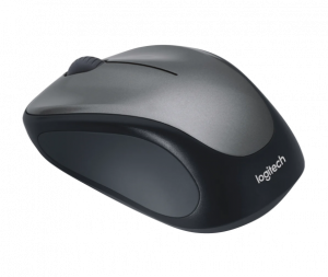 Logitech M235 Wireless Mouse, RF Wireless, 1000 DPI, Grey