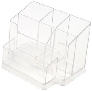 Pencil case Forpus, transparent, empty, section 6 1005-016