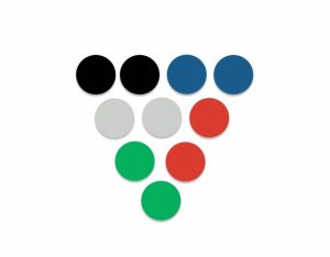 NOBO Magnets, 20 mm, 8 pcs., Blue color. NOBO Magnets, 20 mm, 8 pcs., Blue color.